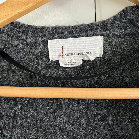 ANTHROPOLOGIE ~ Grey Oversized Cardigan with pockets - Picture 4 of 7